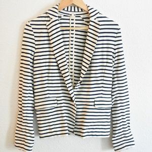 J Crew Striped Blazer
